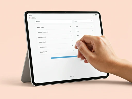Digital tablet showing restaurant analytics dashboard